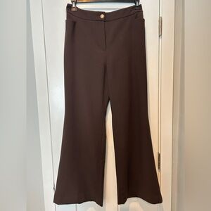 Talbots Dark Brown Wide Leg Pants